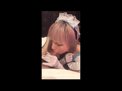 ❤️ Idol ya Kijapani [mayuka], vazi la msichana wa Kifaransa, sehemu ya 1, blowjob na kujipaka losheni ️❌  ﹏